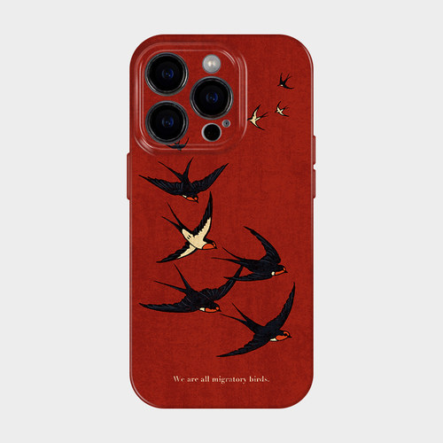 燕归来艺术感设计手机壳