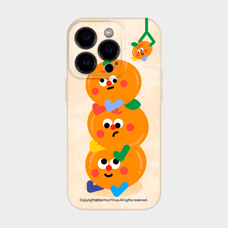大橘大利 适用iphone苹果16promax手机保护壳2025新款15plis可爱软萌趣味14韩系ins超火13小米15pro全包外壳