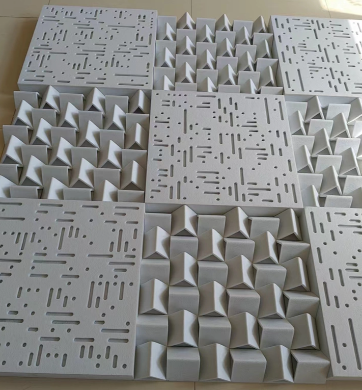 吸音扩散板声学材料家庭影院录音棚直播间音响低频陷阱吸音体制作