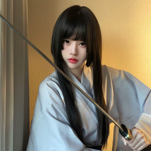 公主切假发女长发日常lolita日系二次元姬发式长直假发自然全头套