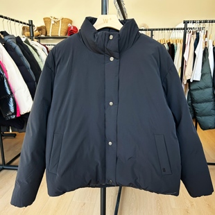 越南产～韩单防风防水KOLPING黑色立领羽绒服女冬季短款保暖外套