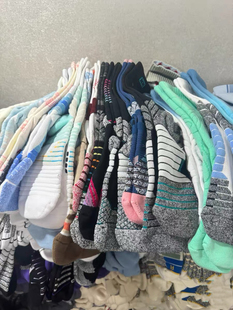 袜子男女中筒袜纯棉吸汗防臭运动袜秋冬款 长筒加厚篮球袜5双特价