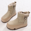 冬季新款雪地靴女加厚女靴防滑东北靴子防水女鞋保暖棉鞋女款棉靴