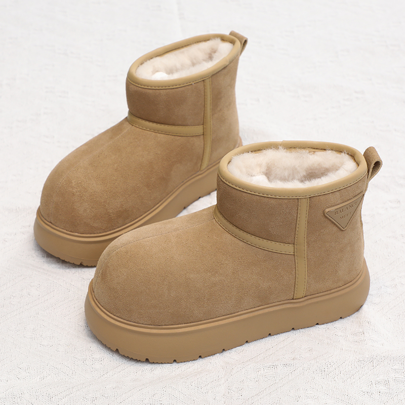 简雅诗妮品牌大头雪地靴女