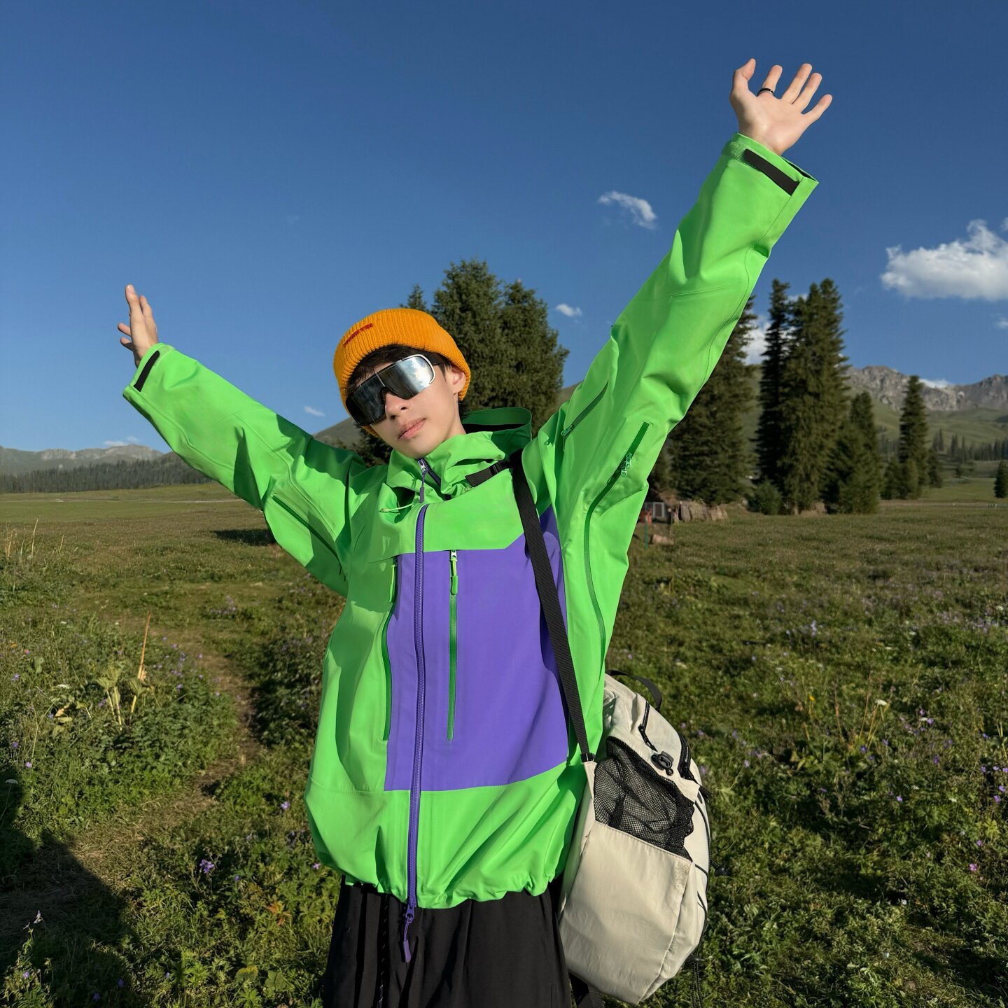 2026撞色情侣三合一冲锋衣男女可拆卸户外旅游防风防水登山服外套