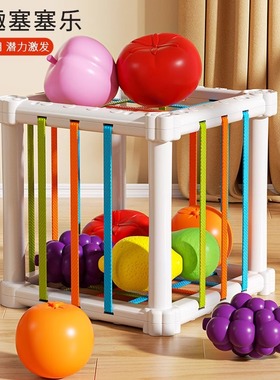 婴幼儿塞塞乐0-3岁宝宝手指精细玩具6个月以上新生儿益智启蒙早教