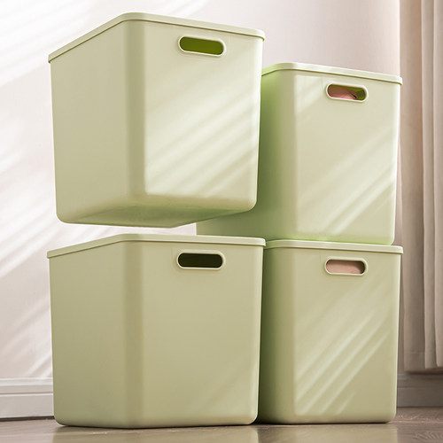 杂物收纳筐带盖家用衣服收纳箱