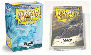 龙盾 亮面游戏王官方套外层保护套 透明磨砂 100个 丹麦