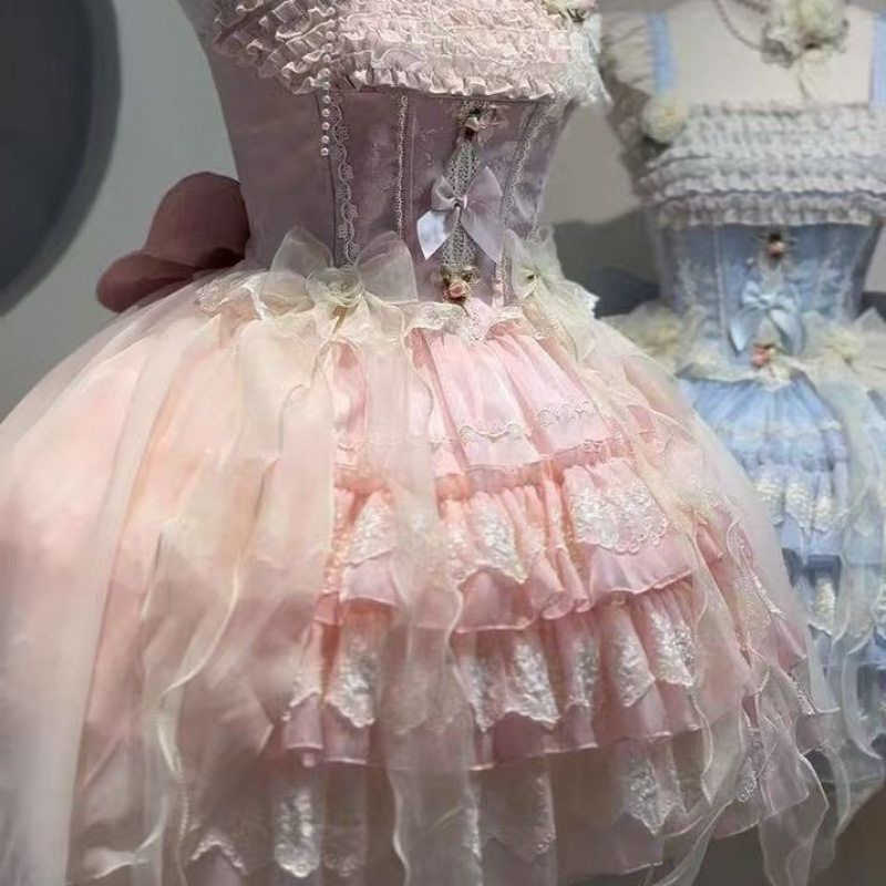 lolita芭蕾裙子地球洛丽塔平替
