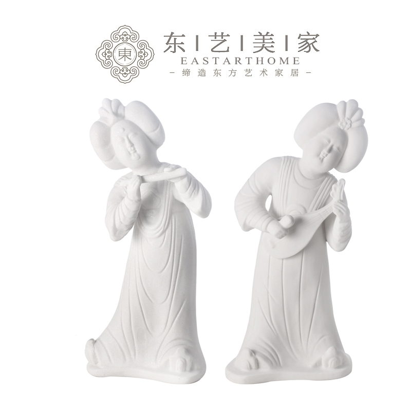 nhân vật hiện đại của Trung Quốc trong các đồ trang trí thủ công mới Maid nghiên cứu mô hình trừu tượng Shelf knacks knick mềm