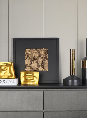 简约现代轻奢艺术装饰品摆件家居样板间书房客厅玄关酒柜桌面摆设