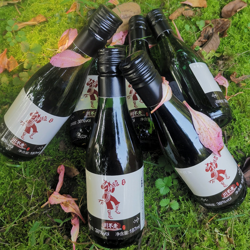 川不老猕猴桃酒38度187ml水果酒四川宜宾白酒小瓶装低度酒甜酒