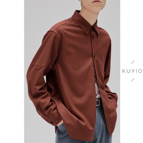 降温季2WAY穿搭袖臂袢长袖衬衫