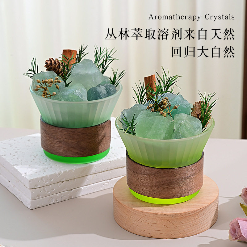 只此青绿精油香薰扩香石香氛晶石礼盒创意香氛摆件氛围感伴手礼物