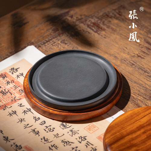 张小凤高档精品收藏级孤品歙砚