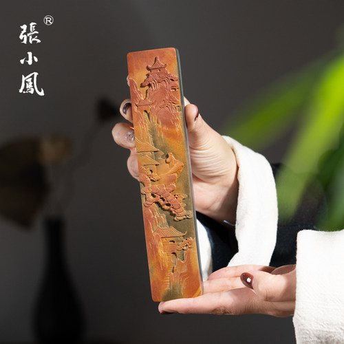张小凤高端收藏修水石镇纸摆件
