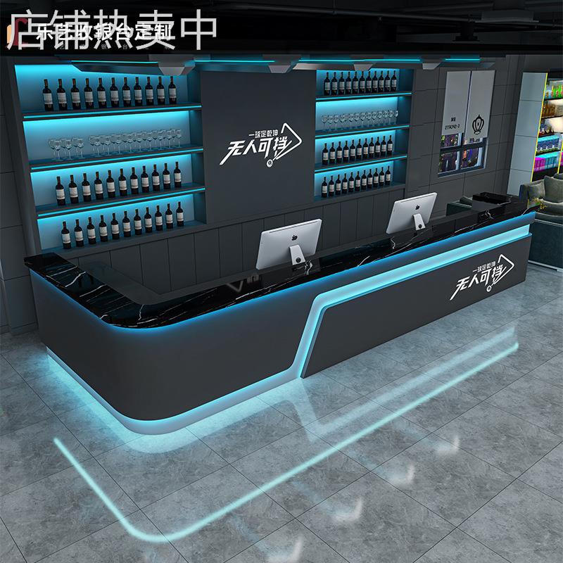 台球厅吧台网咖俱乐部前台健身房台球室收银台桌球电竞酒店接待台