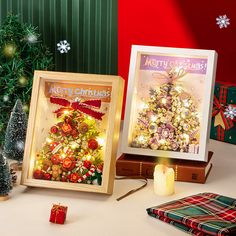 俐智Loz积木拼装玩具圣诞