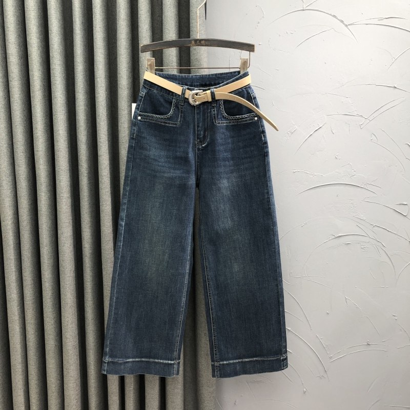 高腰宽松休闲直筒牛仔裤女显瘦2026春季新款时尚洋气百搭阔腿裤潮,女装/女士精品,牛仔裤,淘宝优惠券,粉丝福利购,淘宝优惠卷