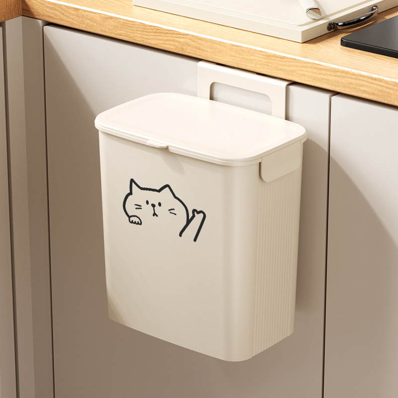 高颜值厨余专用壁挂垃圾桶卫生桶