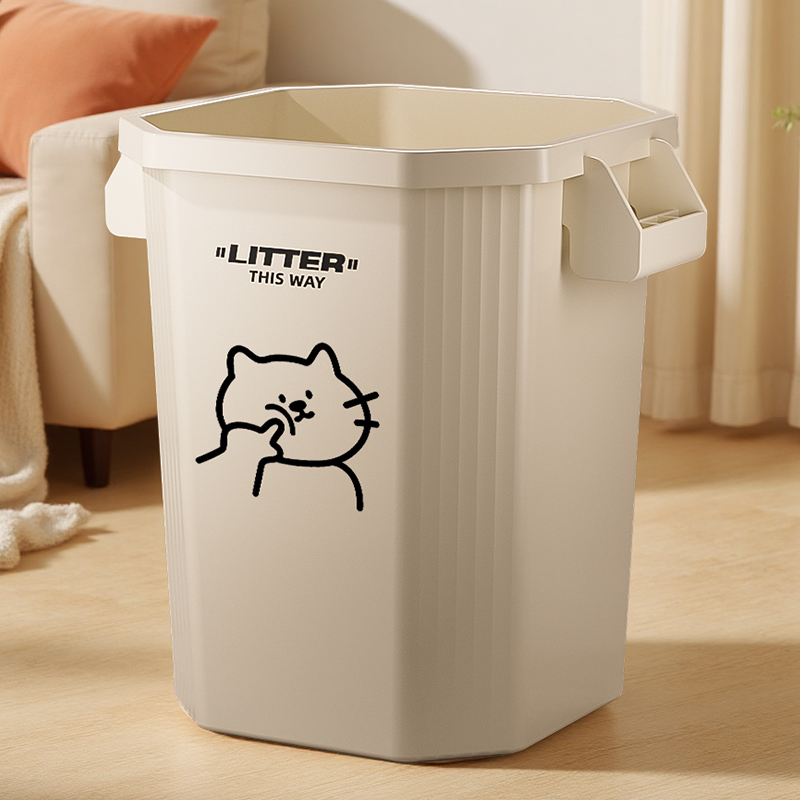 客厅大容量垃圾桶新款卡通卫生桶