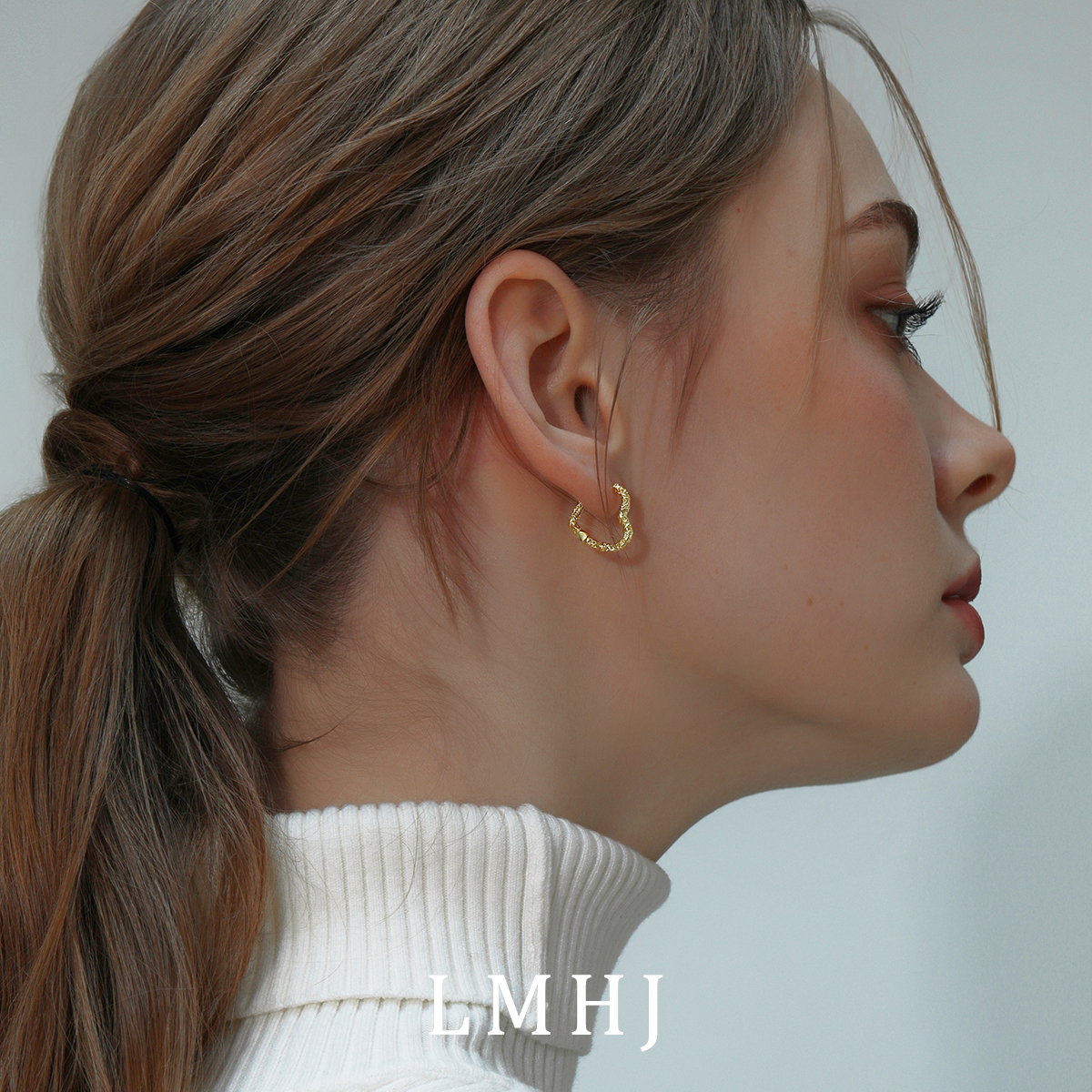 爱心耳环女高级感耳饰