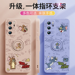 硅胶 mate50杰瑞汤姆40适用p30男款 华为mate60手机壳指环手机扣p60pro支架一体p50pro猫和老鼠p40pro 情侣女款