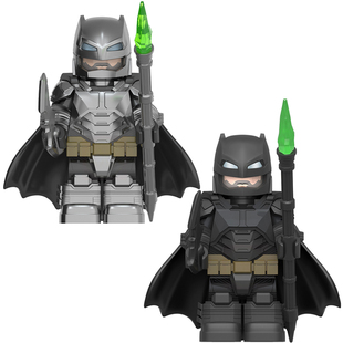 超级英雄重装甲蝙蝠侠盔甲WM2388第三方拼装积木人仔玩具