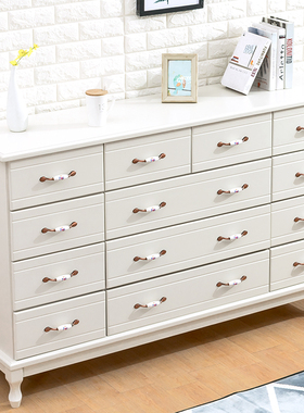 五斗柜简约现代抽屉式收纳柜子多层实木衣服斗柜五斗橱卧室储物柜