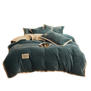 10斤可拆卸被子冬被套一体冬季加厚保暖棉被芯牛奶绒被褥子羊羔绒