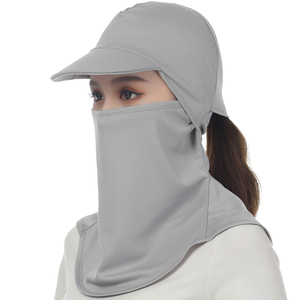 朗希迪户外骑行头套防风面罩防晒头巾防紫外线帽子护颈女脸基尼薄