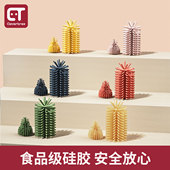 硅胶奶瓶刷婴儿奶嘴刷吸管刷海绵刷套装 替换刷头