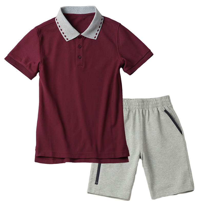 英伦学院风夏季校服套装小学生