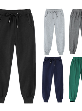 灰色夏季薄款学生校服儿童裤子
