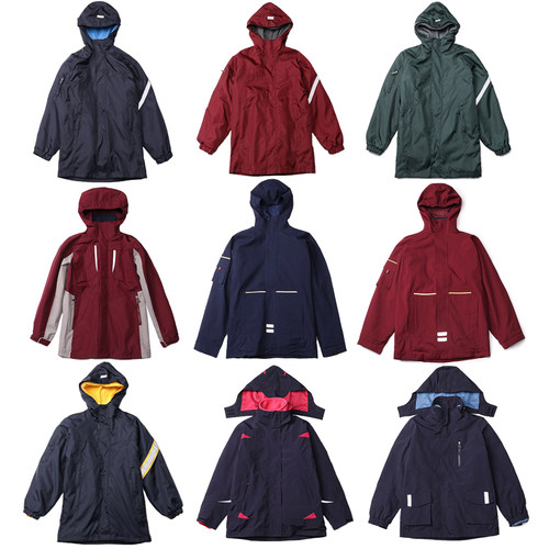 中小学生校服冲锋衣可拆卸加绒