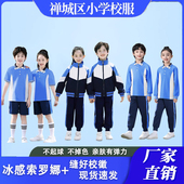佛山市禅城区小学2025统一校服小学生套装 子 加绒外套裤 长袖 秋冬装