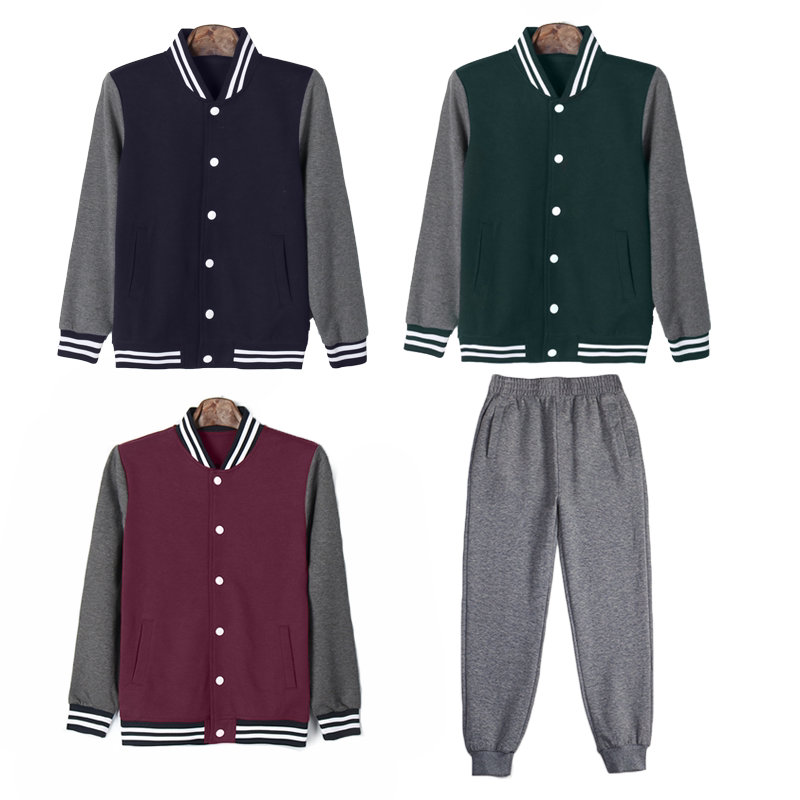 墨绿色中小学生校服藏青色