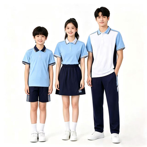 江西省南昌市统一校服中小学生夏季长裤初中生短袖高中生夏款套装
