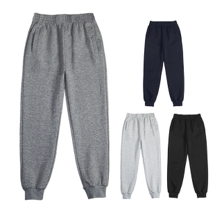 校服裤子小学生加绒灰色棒球裤男童藏青色校裤女童儿童深灰运动裤