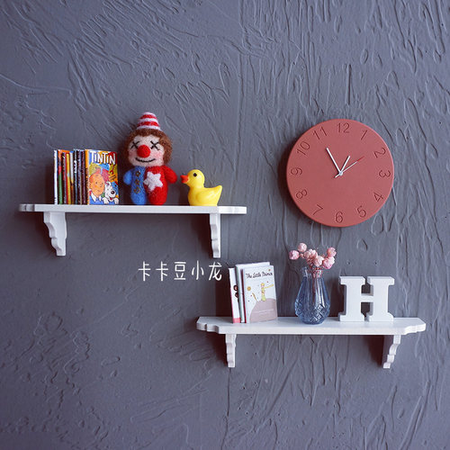 6分12分bjd ob11娃屋迷你家具微缩置物架搁架白色实木摆件