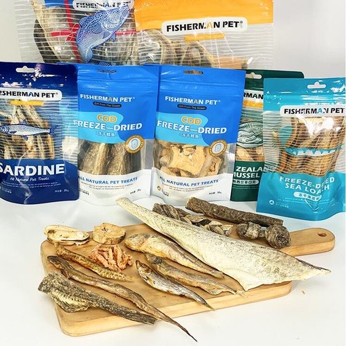 渔夫牧场鳕鱼皮狗零食磨牙棒耐咬