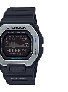 【冲浪必备】卡西欧G-LIDE系列GBX-100蓝牙太阳能月相潮汐运动表