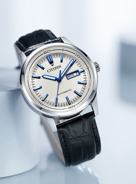 西铁城手表防水休闲儒雅商务自动机械手表男士腕表NH8400-10A