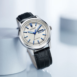 西铁城手表防水休闲儒雅商务自动机械手表男士 10A 腕表NH8400