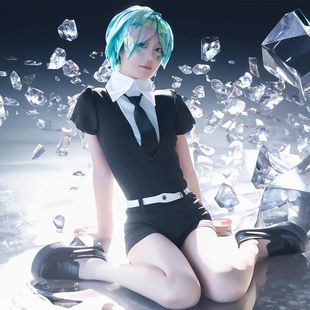 宝石之国cos服磷叶石钻石南极石辰砂动漫cosplay紧身连体短袖套装