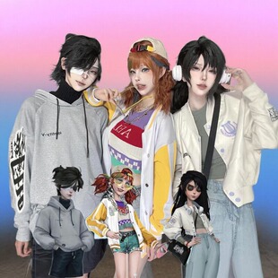 第五人格cos服电竞系列古董商拉拉队战队时装cosplay常服皮衣外套