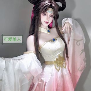 王者荣耀貂蝉经典cosplay绝世舞姬原皮服装头饰现货正版王者cos服