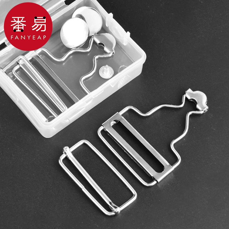 纽扣/背带扣AC1S244-锁扣挂钩配件金属环可调节拆卸葫芦吊带牛仔