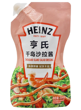 亨氏200g水果蔬菜海鲜千岛沙拉酱
