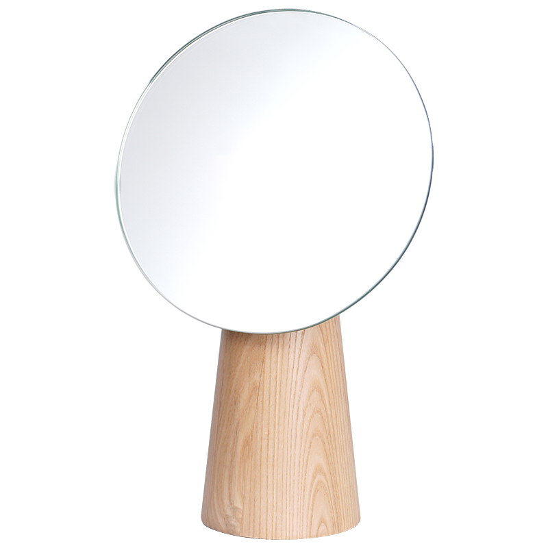 勤尚善坊实木化妆镜日式复古翻转